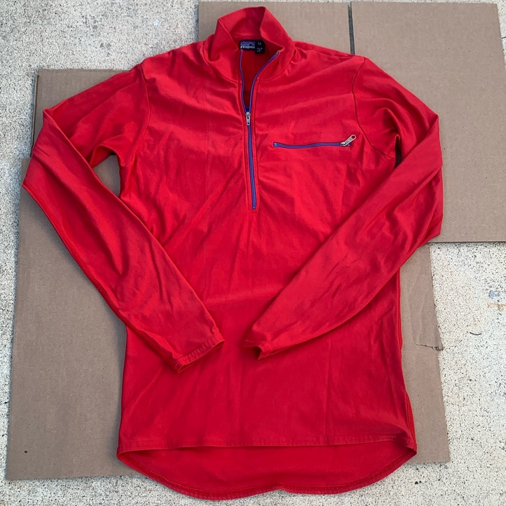 Patagonia Womens Pullover Sweatshirt Medium Red Like New !